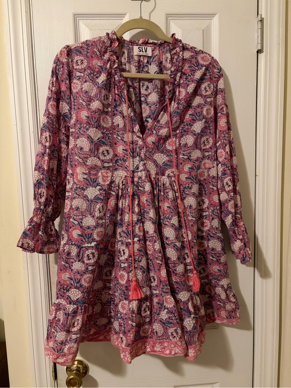 Sur La Vague Floral Boho Dress - Lightweight Tiered Tunic